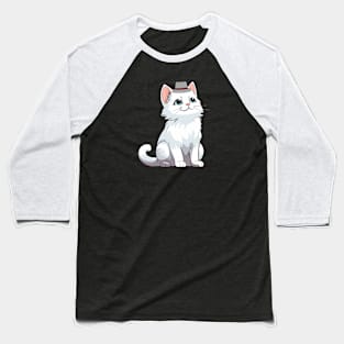 Cute cat lady Baseball T-Shirt